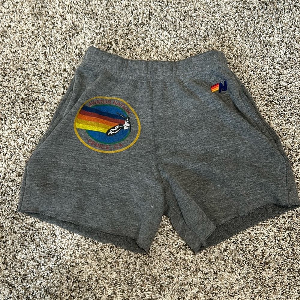 Aviator Nation boys sweat shorts. Size 6.